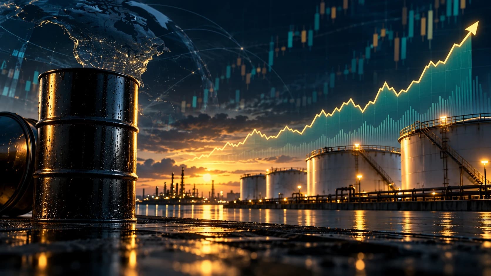 Oil Rebounds After the EIA Draw as Nasdaq Leadership Strengthens