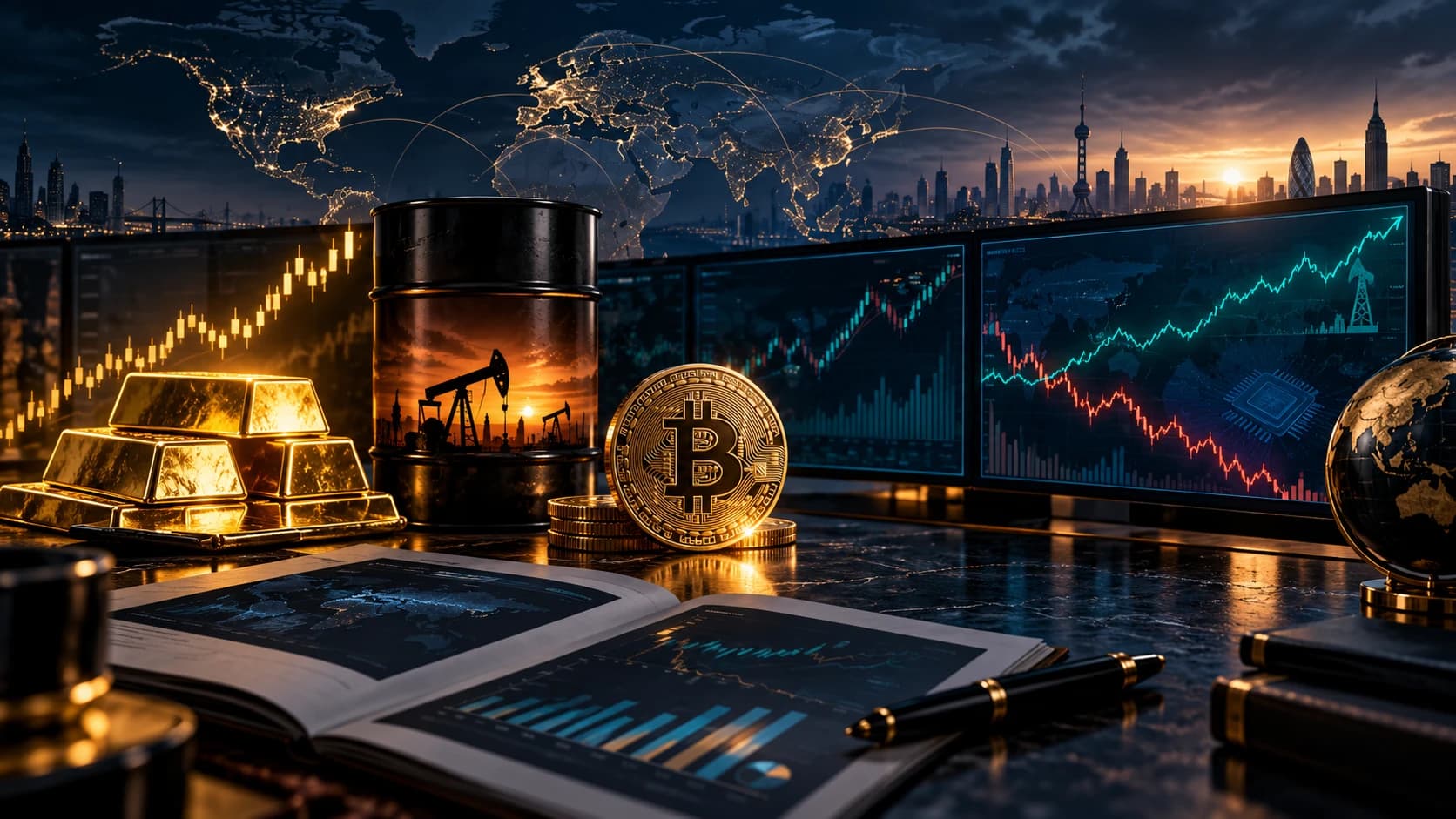 Sunday Market Close: নতুন সপ্তাহে Tech, Oil, Gold ও Bitcoin-এর পরীক্ষা