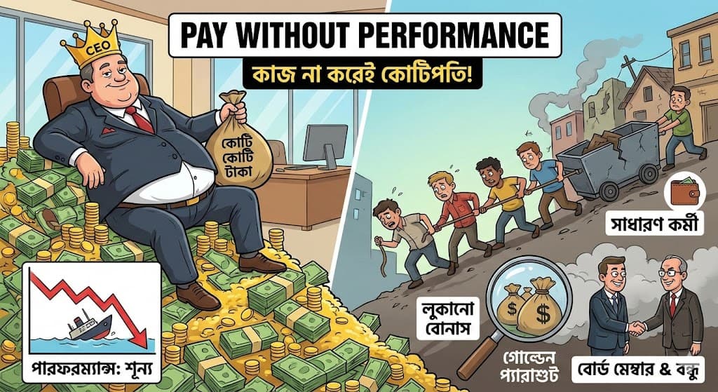 কাজ না করেই কোটিপতি: কর্পোরেট দুনিয়ার গোপন খেলা আর CEO-দের বেতন রহস্য