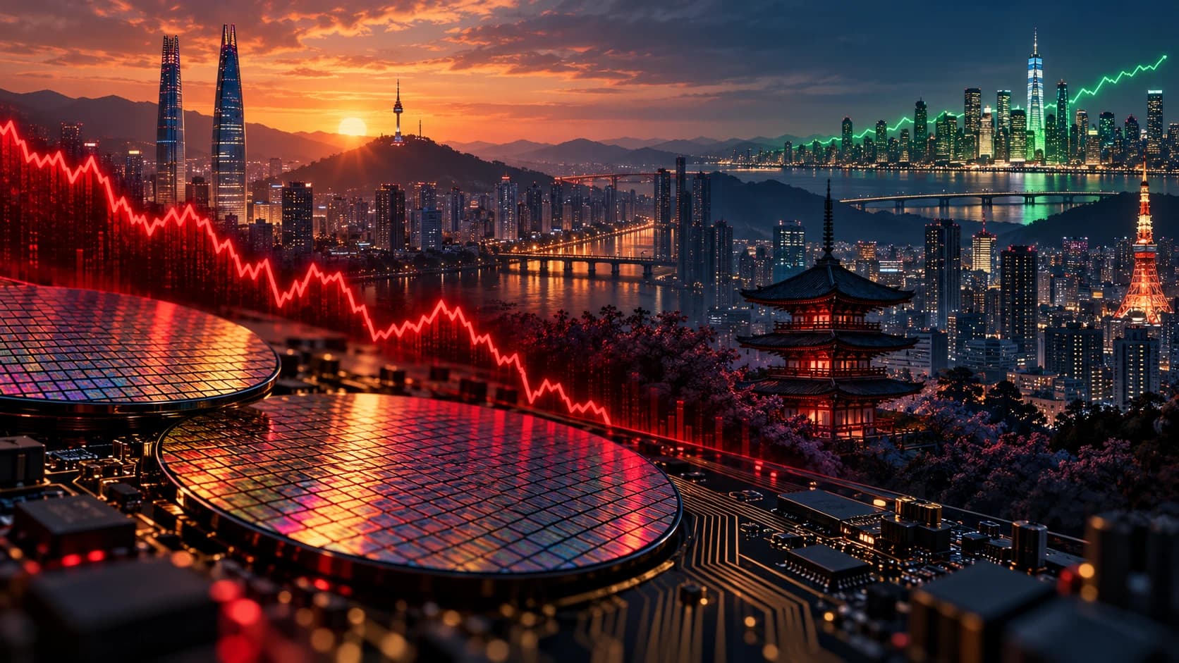 KOSPI Slides Nearly 3% as Asia Rejects the US Technology Rebound