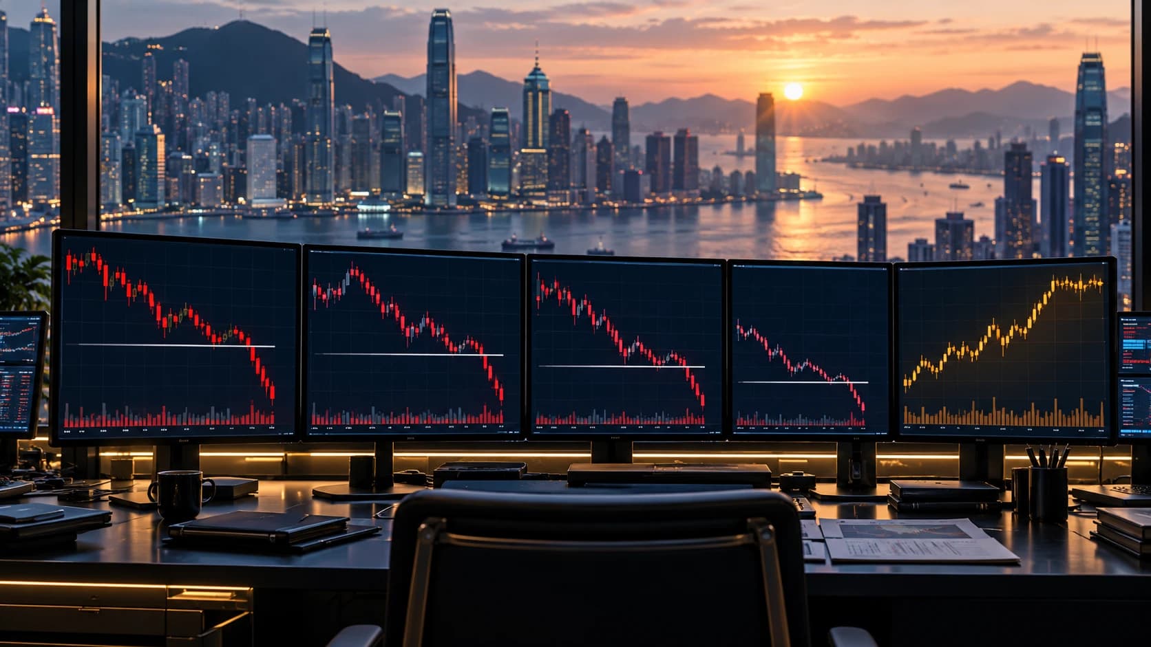 Hang Seng Tests 23,000 as Asia Sell-Off Deepens and Bitcoin Breaks $83,000