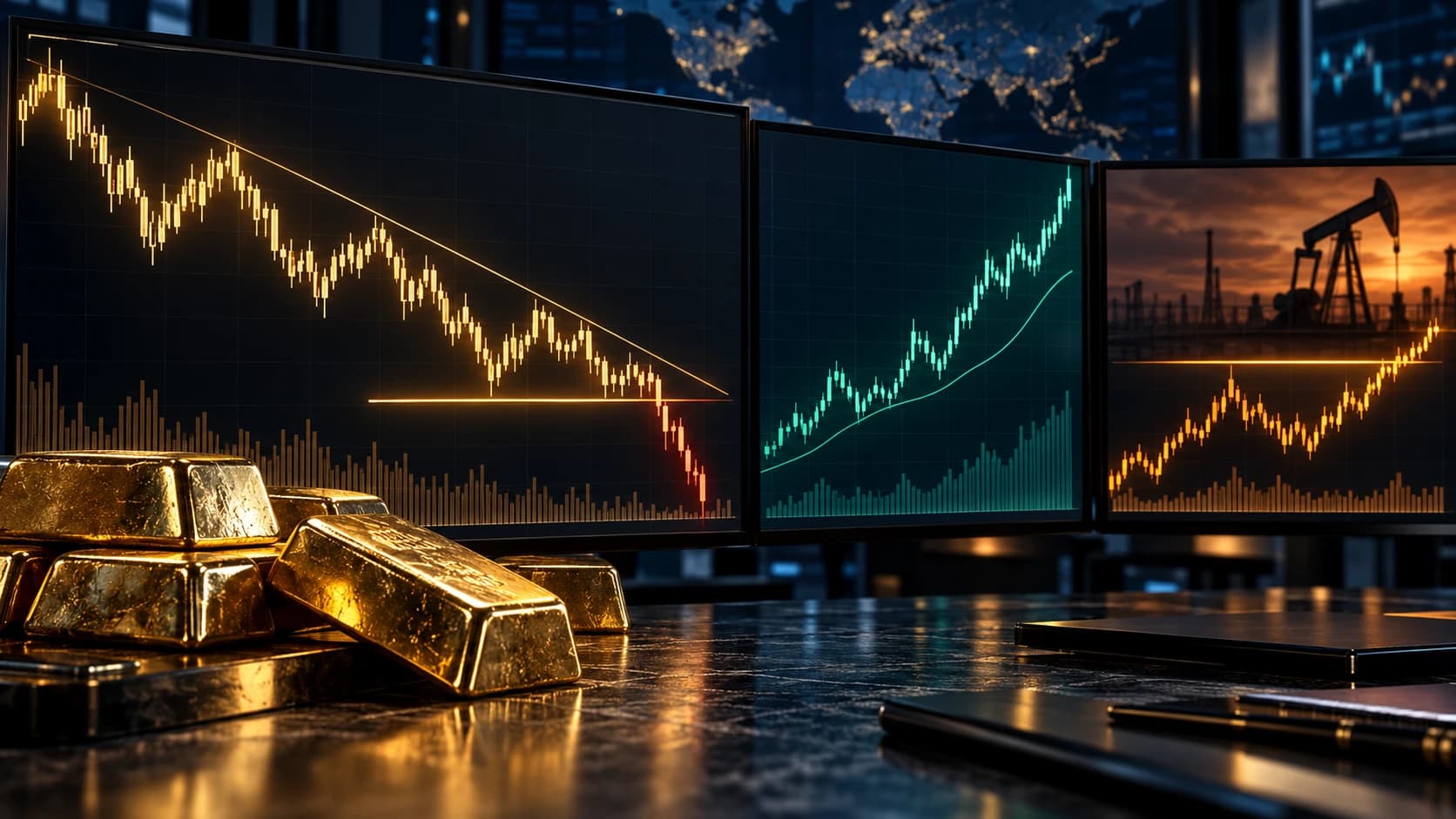 Gold $4,082 ভেঙেছে, Dollar Higher, Brent আবার $112