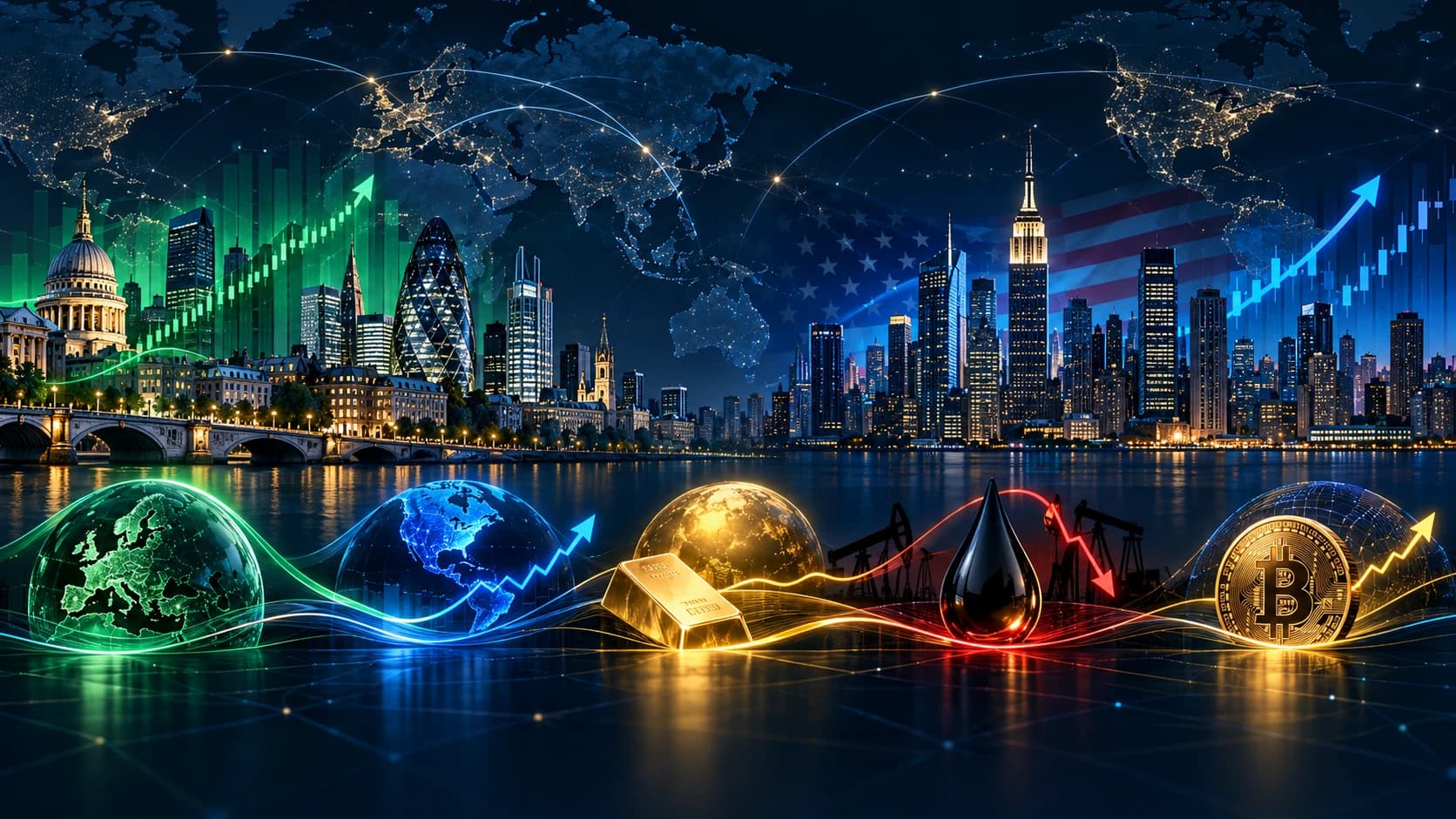 Daily Market Roundup: Europe Gains and US Futures Rise as Oil Reverses Early Rally