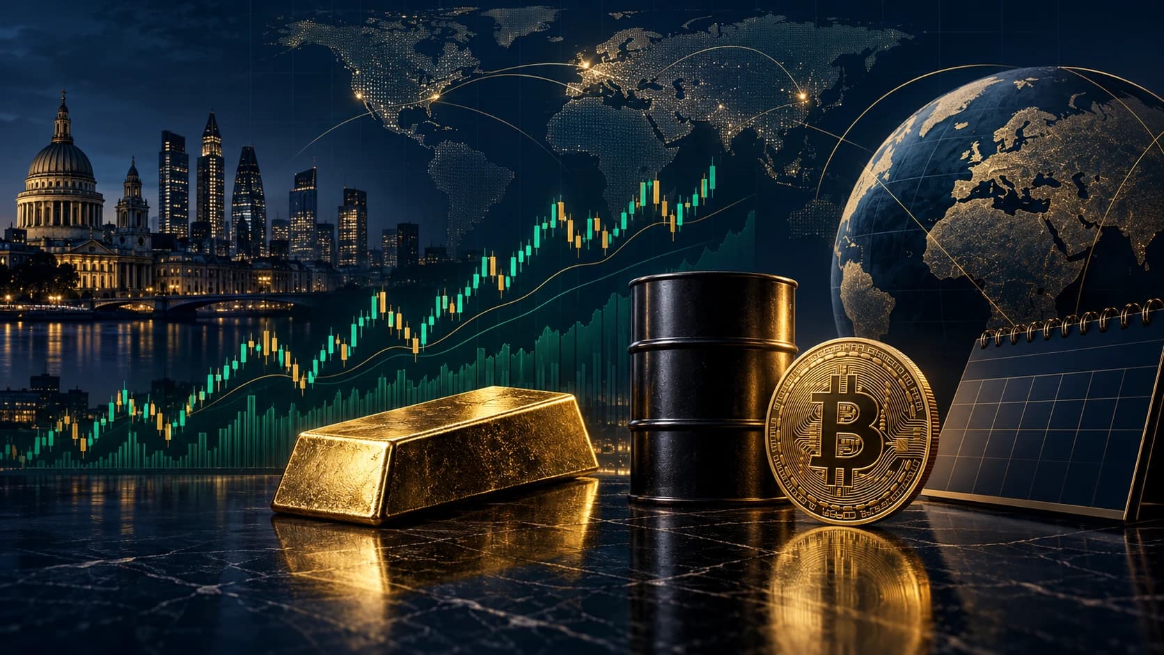 Week-Ahead Market Outlook: Oil, Tech, Gold and Bitcoin