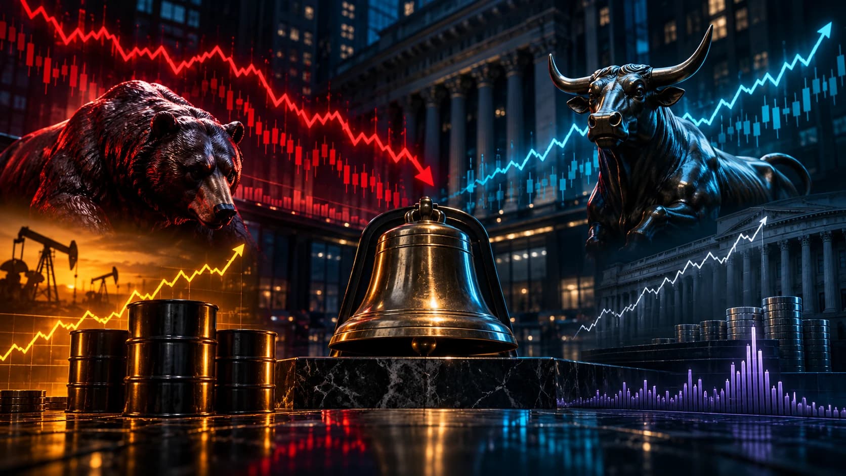 US Market Close: Dow 653 Points Down, WTI $103.72