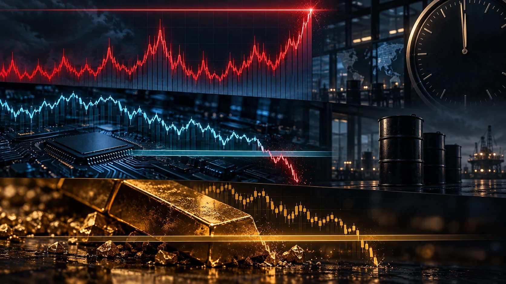 VIX Tests 20 as Nasdaq Futures Break 29,100 and Gold Falls Below $4,050