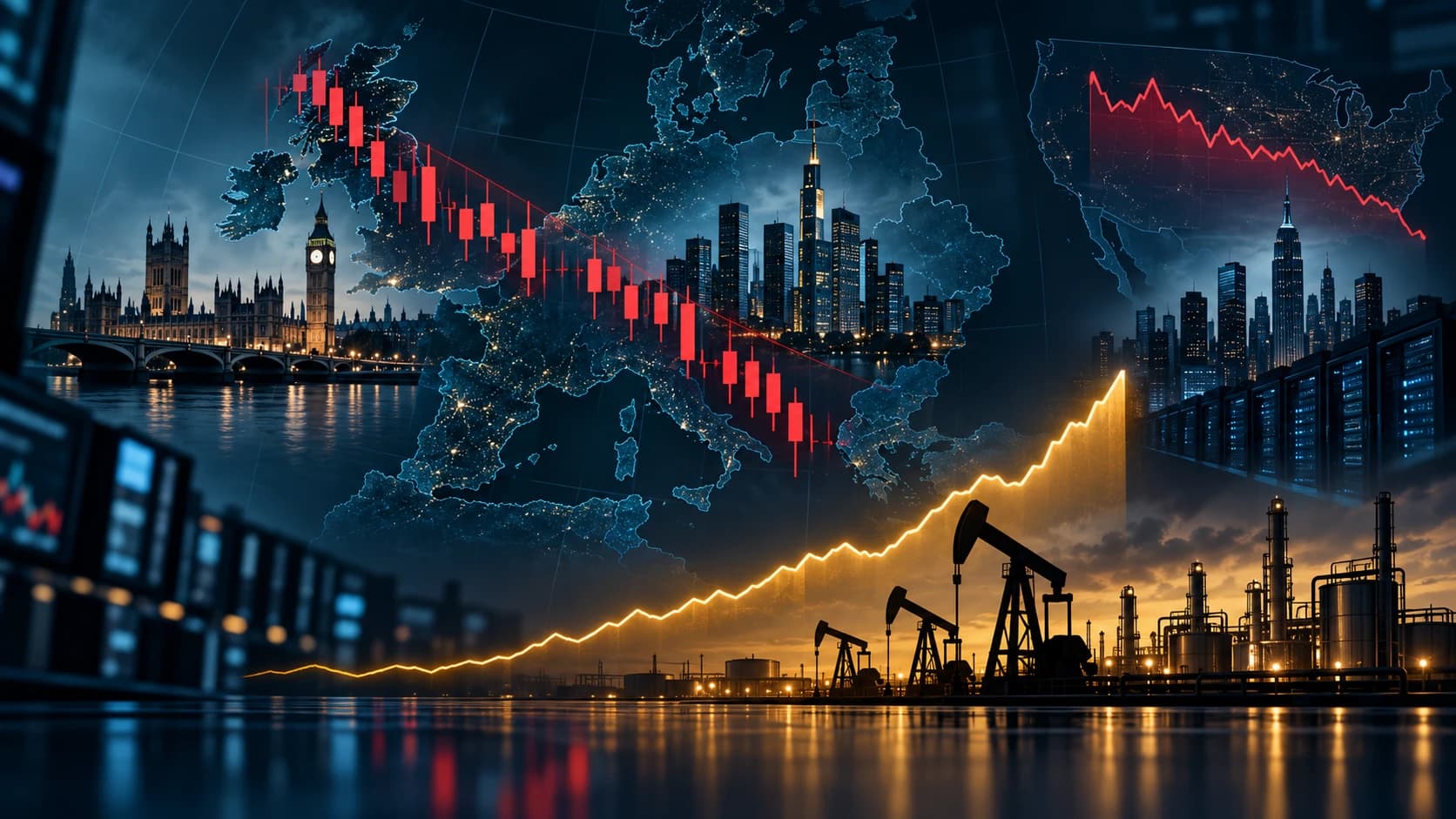 Brent Clears $111 and WTI Retakes $100 as Europe Stays Lower