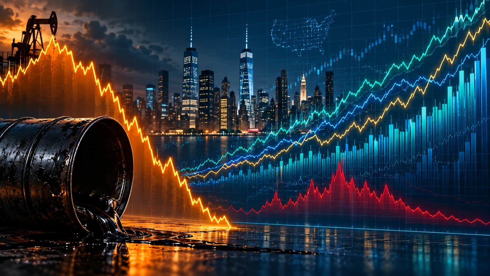 Brent Slides to $106 as a Broad US Rally Replaces the Tech Rotation