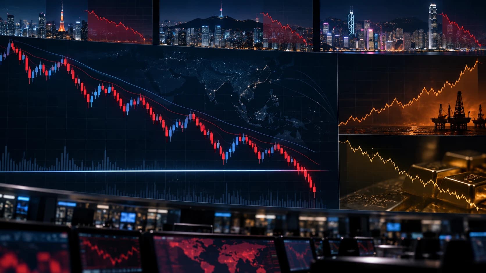 Nikkei Breaks 63,000 as Nasdaq Futures Slide and Brent Rises Above $111